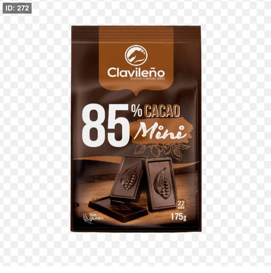 كيس شوكولاته غامقة قطع0٪سكر 85٪كاكاو