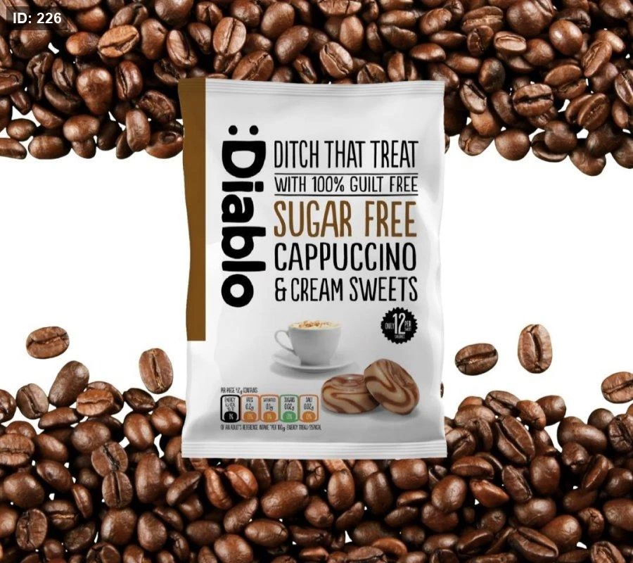 كيس مصاص من ديابلو كابتشينو بدون سكر