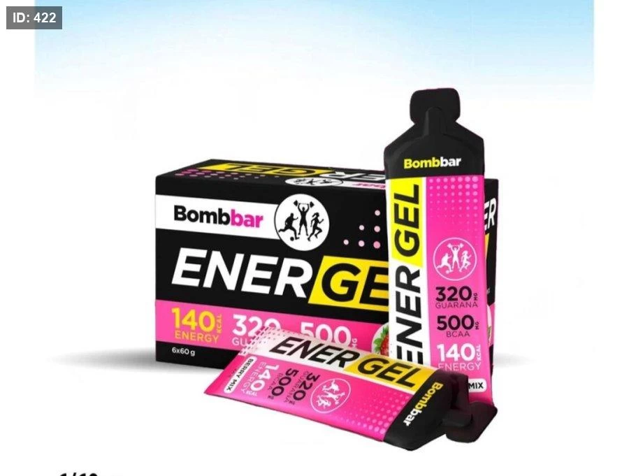 بومبار انيرجي جل Gurana+BCAA مكس التوت60غم